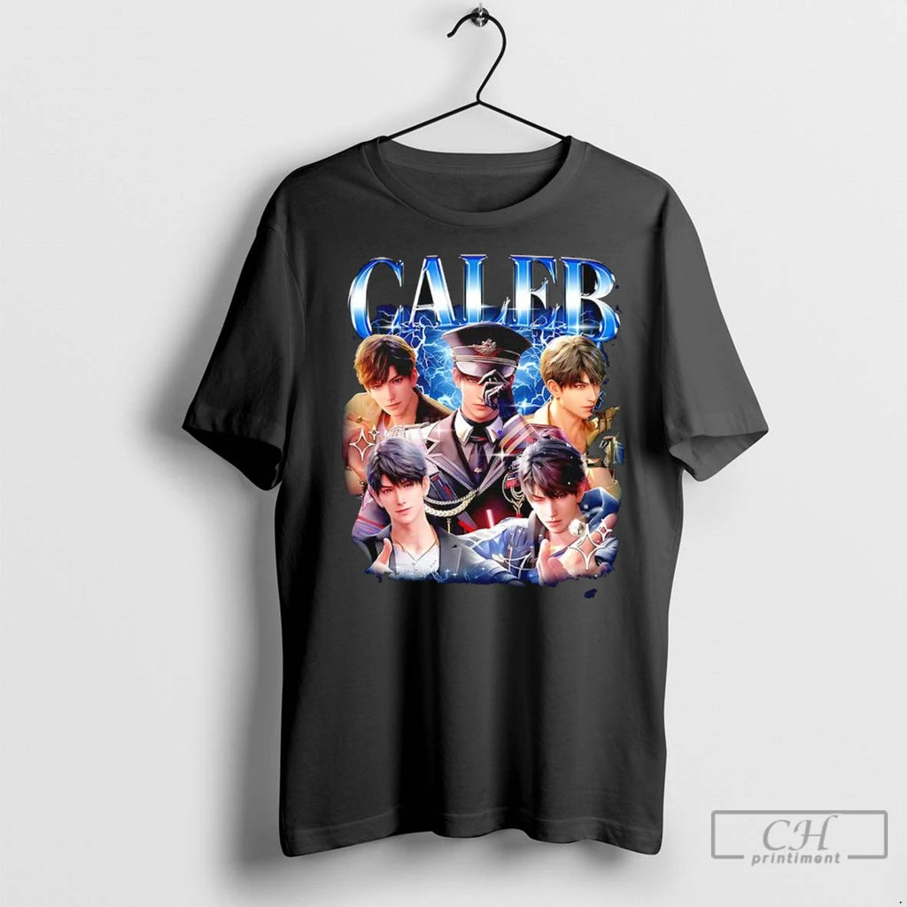 Premium Caleb Love And Deepspace Anime Characters Graphic T Shirts