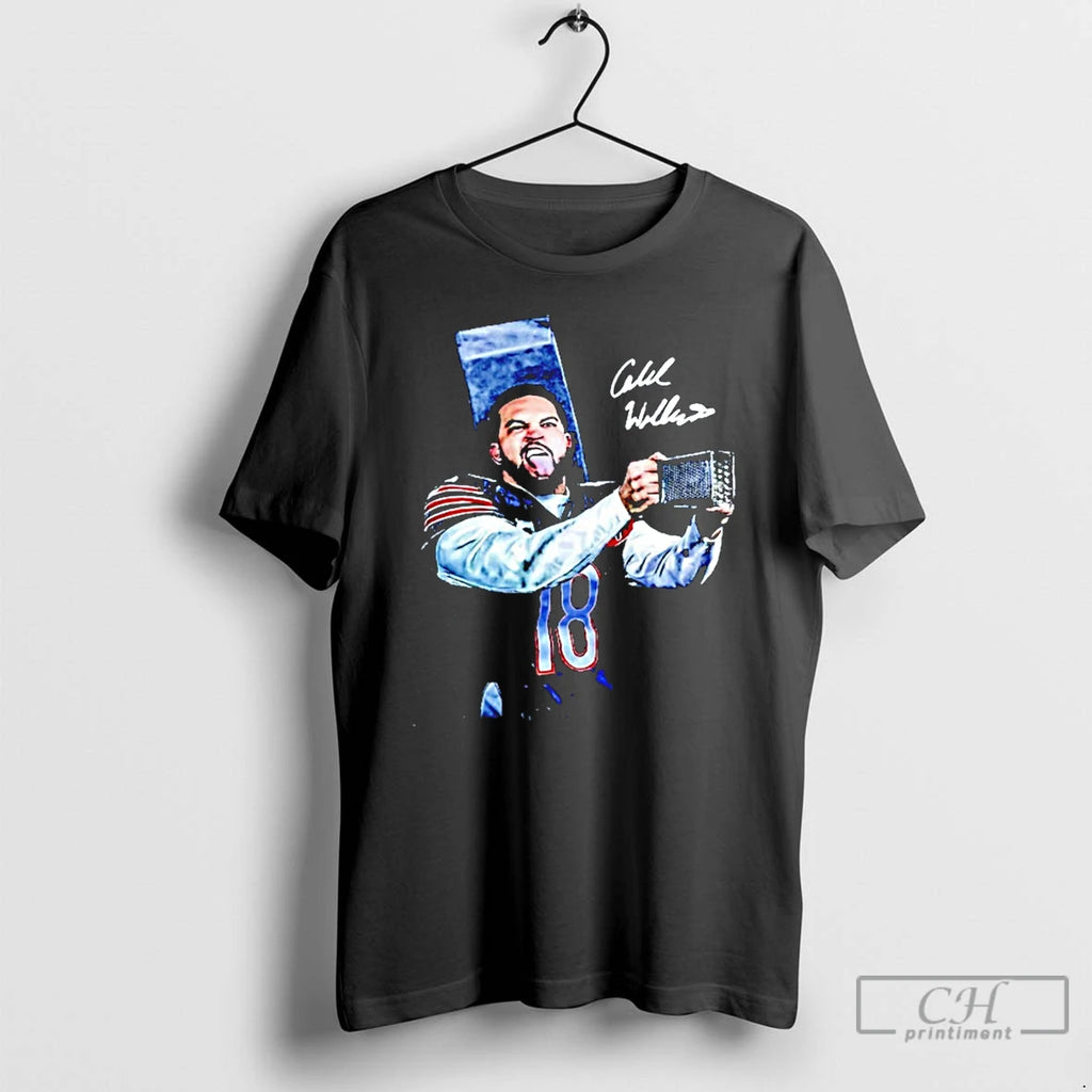 Premium Caleb Williams Cheese Grater Chicago Football Graphic