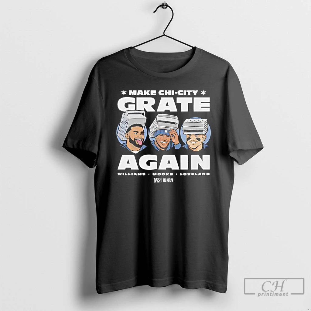 Premium Caleb Williams Chicago Cheese Grater Heads