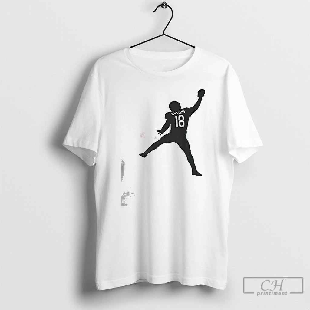 Premium Caleb Williams Iceman Silhouette