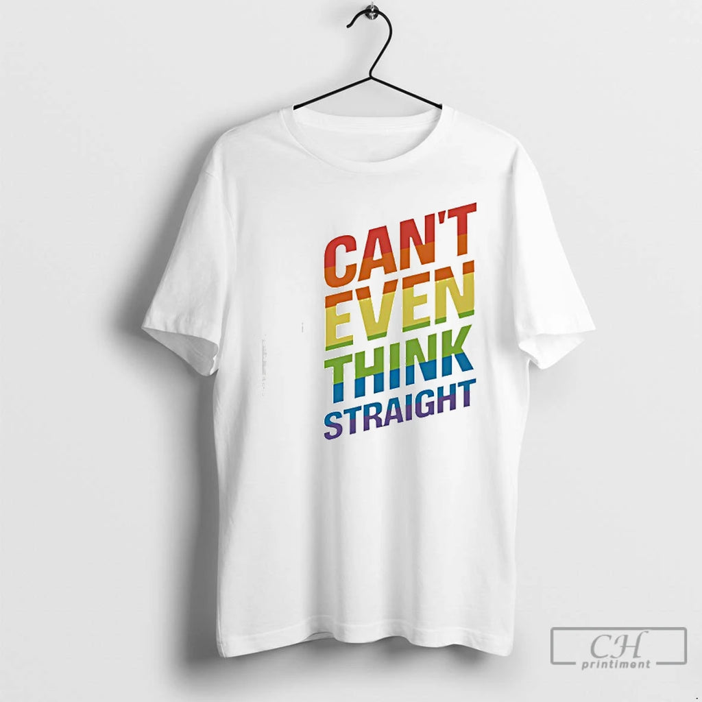 Premium Cant Even Think Straight Rainbow Flag Lgbtq