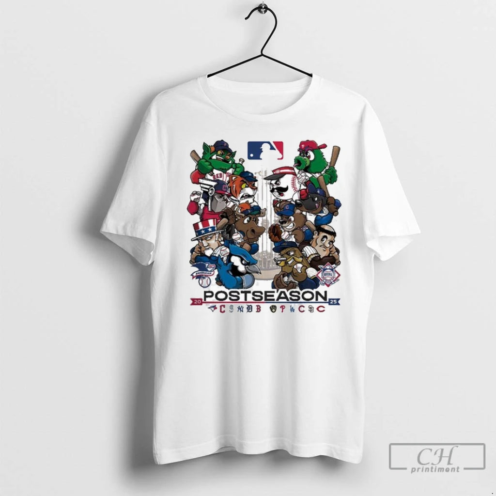Premium Cartoon Showdown Of The Playoff Teams 2025 Mlb Postseason Mascot