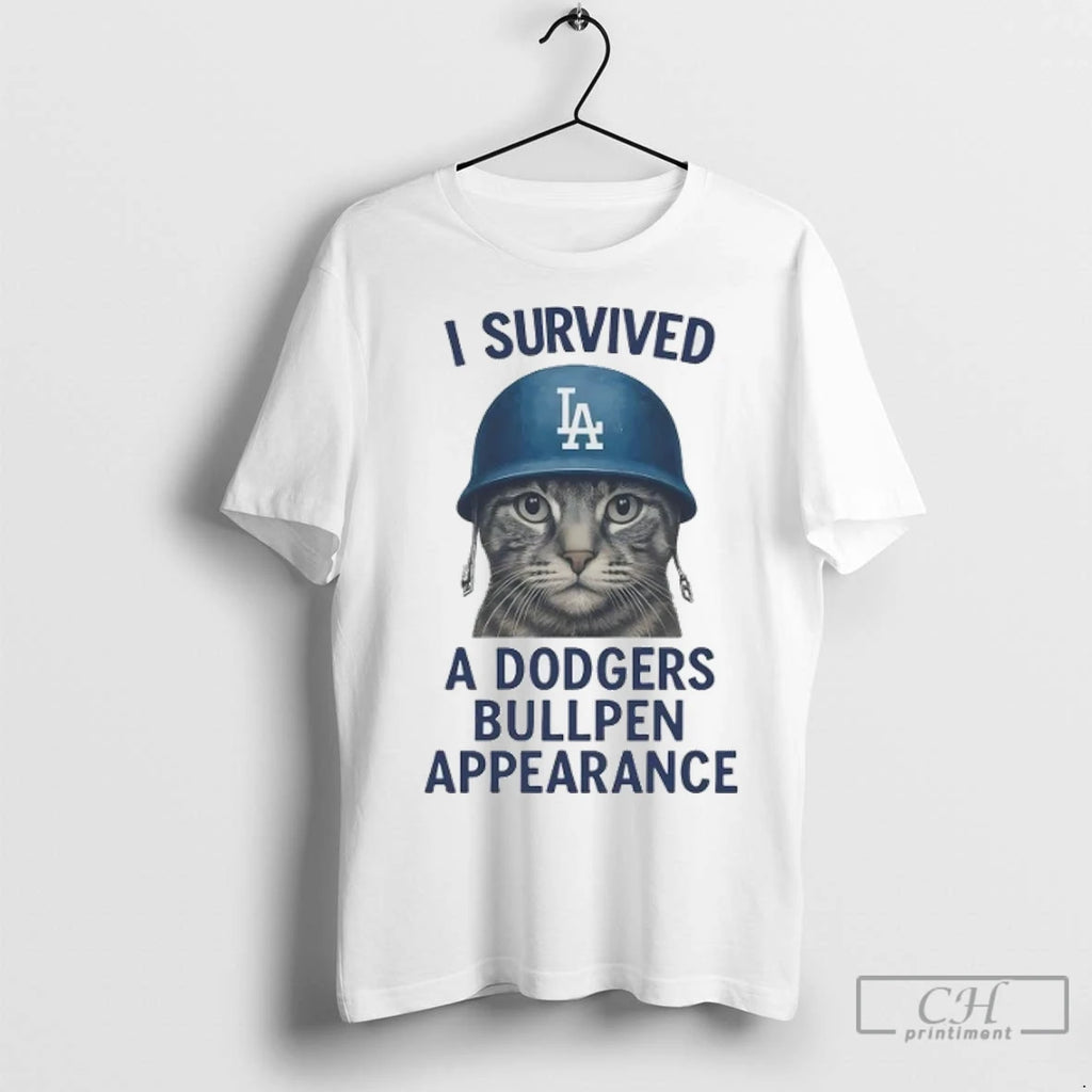 Premium Cat I Survived A Dodgers Bullpen Appearance