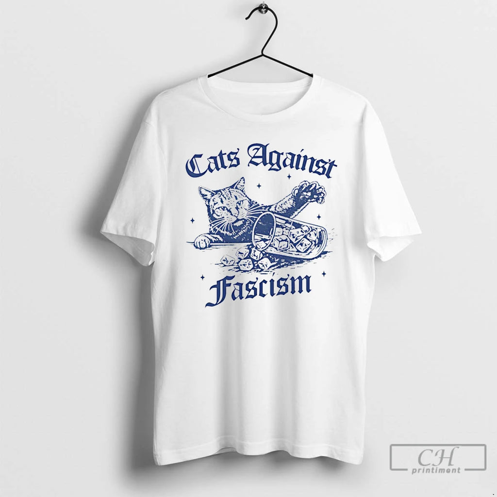Premium Cats Against Fascism Minnesota No Ice Cat Chinga La Migra