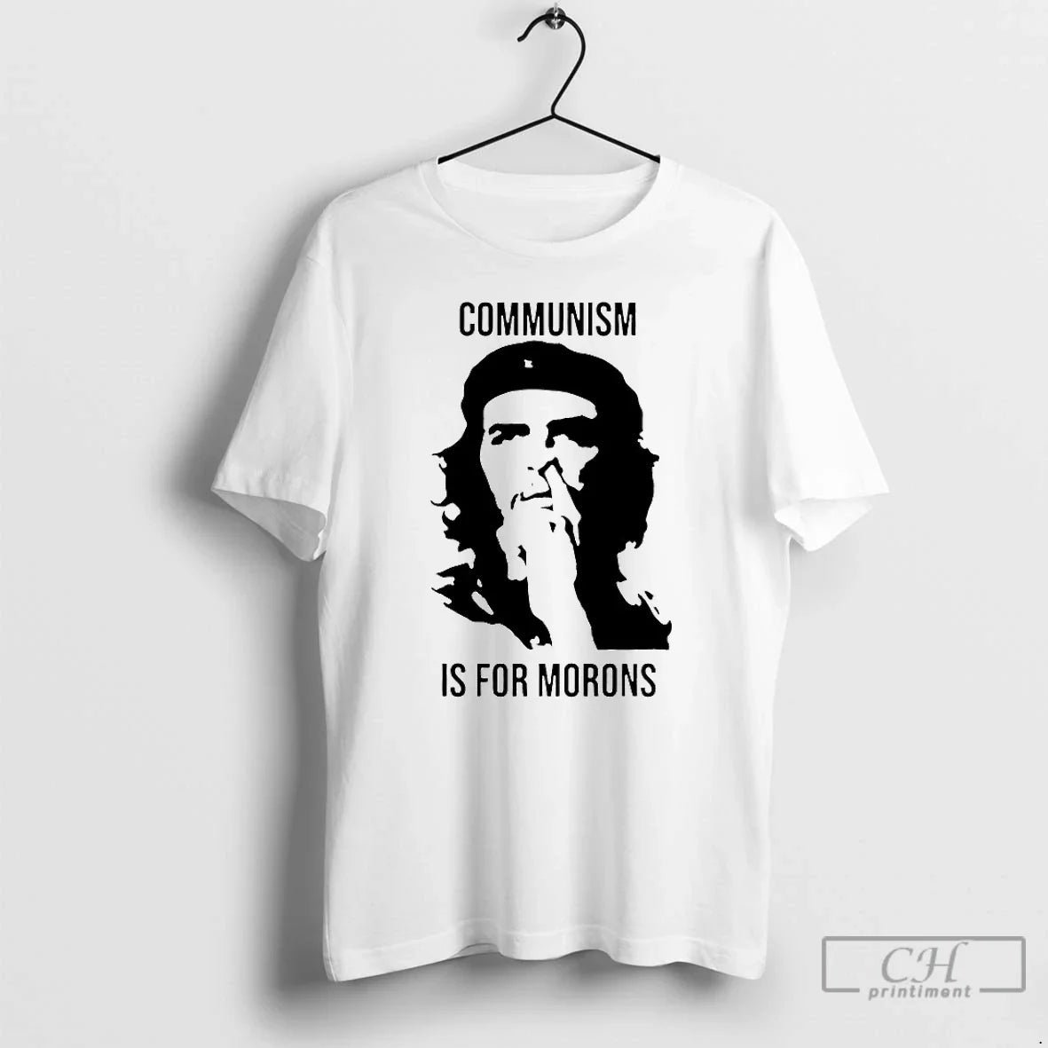 Premium Che Guevara Communism Is For Morons T Shirts Unisex , , , Long Sleeve Tee