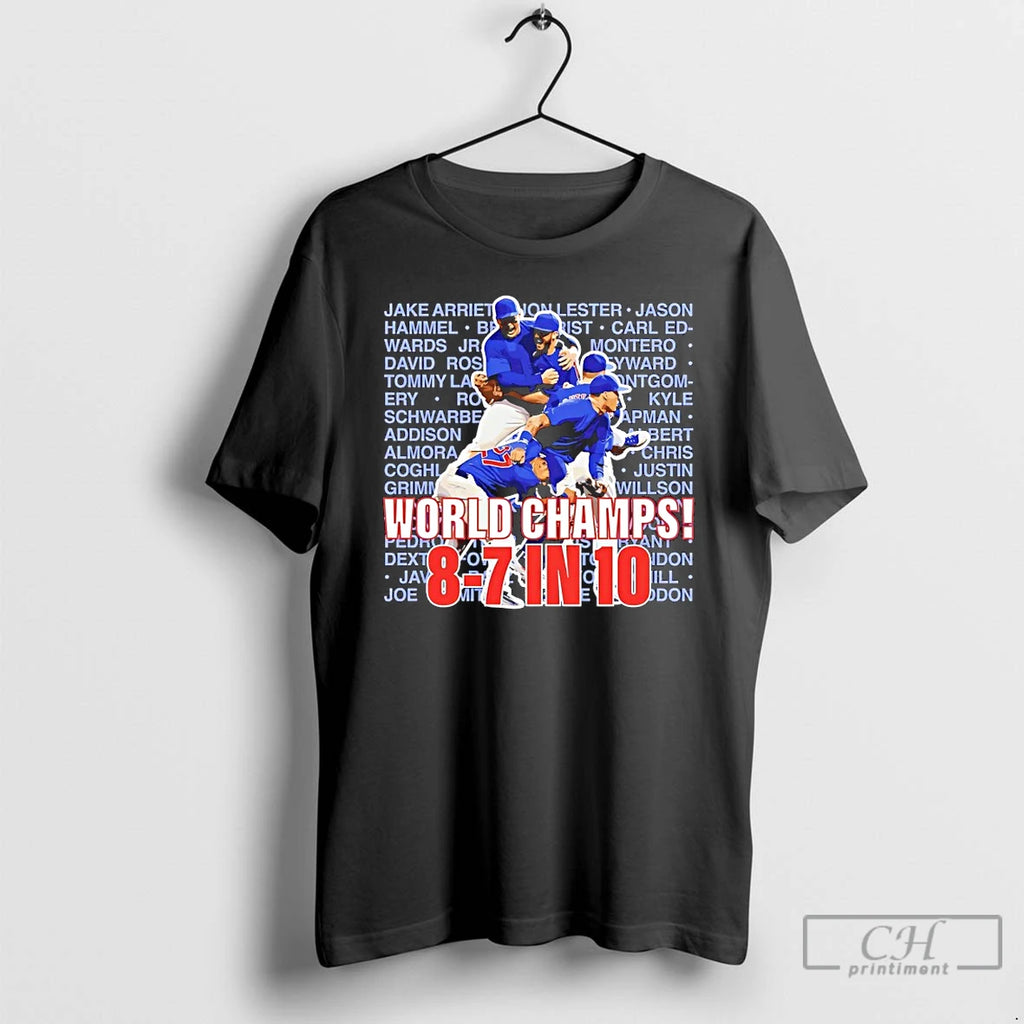 Premium Chicago Cubs World Champs 8 7 In 10
