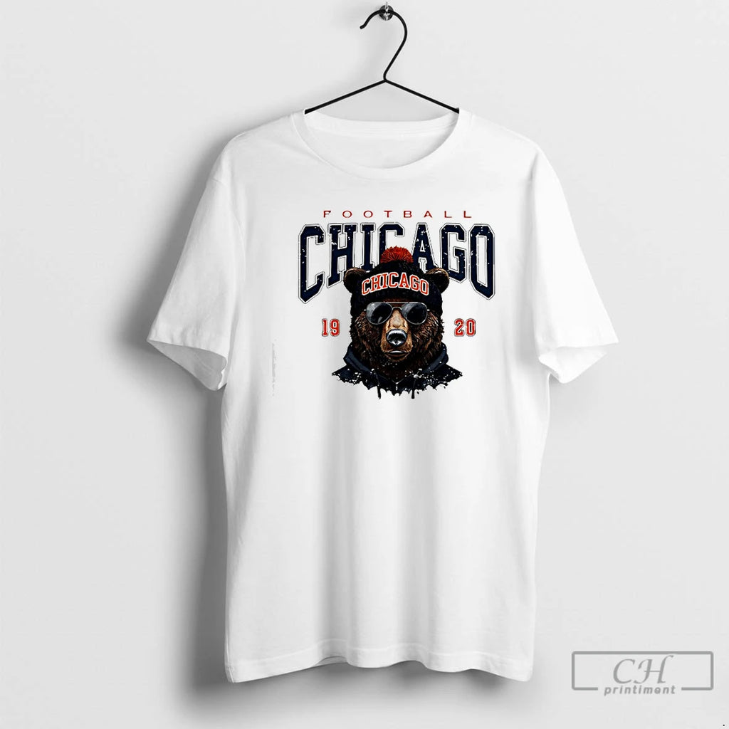 Premium Chicago Football Vintage 1920 Tri Blend