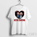 Premium Chucky And Bride Couple Honey Moon Horror Movie Character Better Together T Shirts Sweater