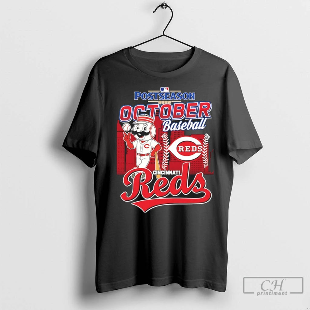 Premium Cincinnati Reds October Baseball 2025 Postseason Mascot