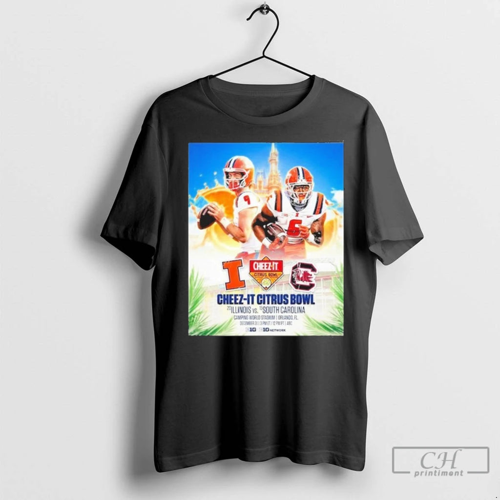 Premium Citrus Bowl Illinois Fighting Illini Vs South Carolina Gamecocks Camping World Stadium Orlando Fl