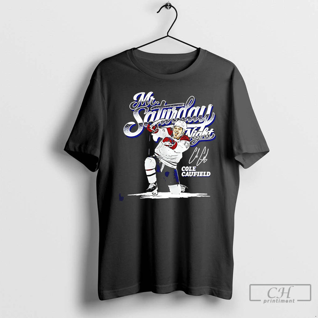Premium Cole Caufield Montreal Canadiens Mr Saturday Night Signature