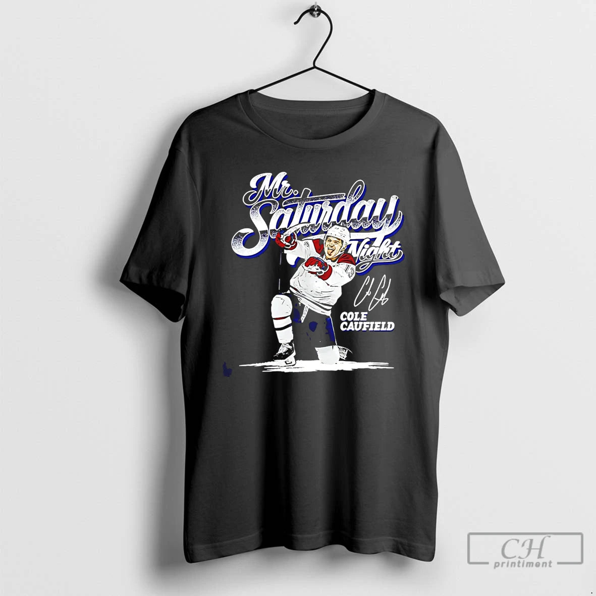 Premium Cole Caufield Montreal Canadiens Mr Saturday Night Signature