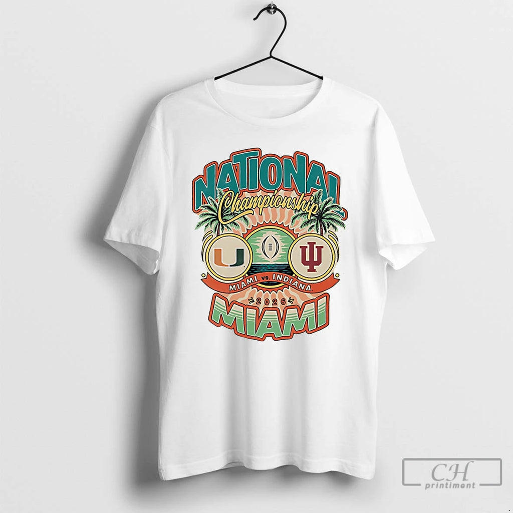 Premium College Football Playoff 2026 National Championship Miami Vs Indiana Matchup