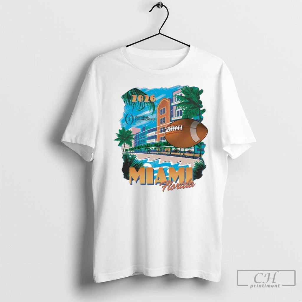 Premium College Football Playoff National Championship Game 2026 Miami Florida Beach Views