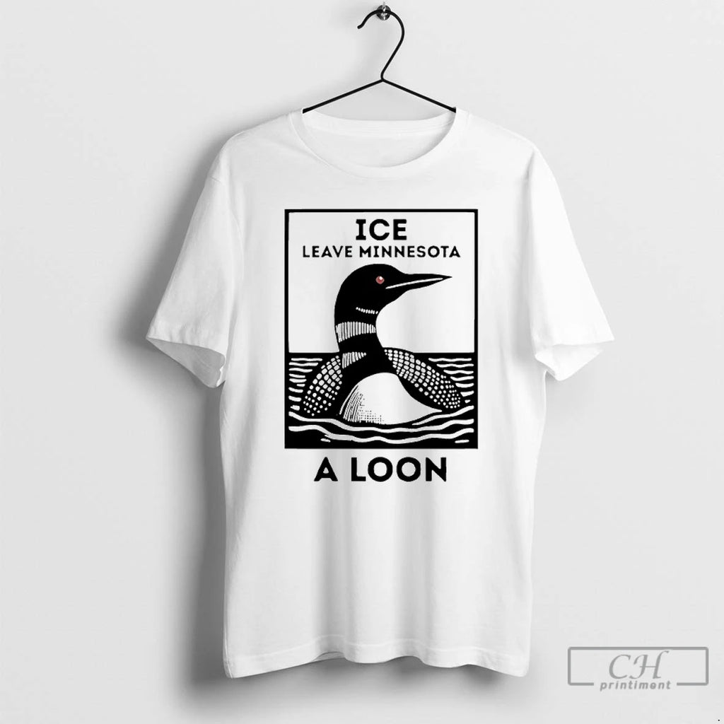 Premium Common Loon Ice Leave Minnesota A Loon
