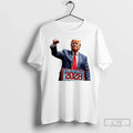 Premium Cool Trump 2028 Caricature T Shirts Unisex , , , Long Sleeve Tee