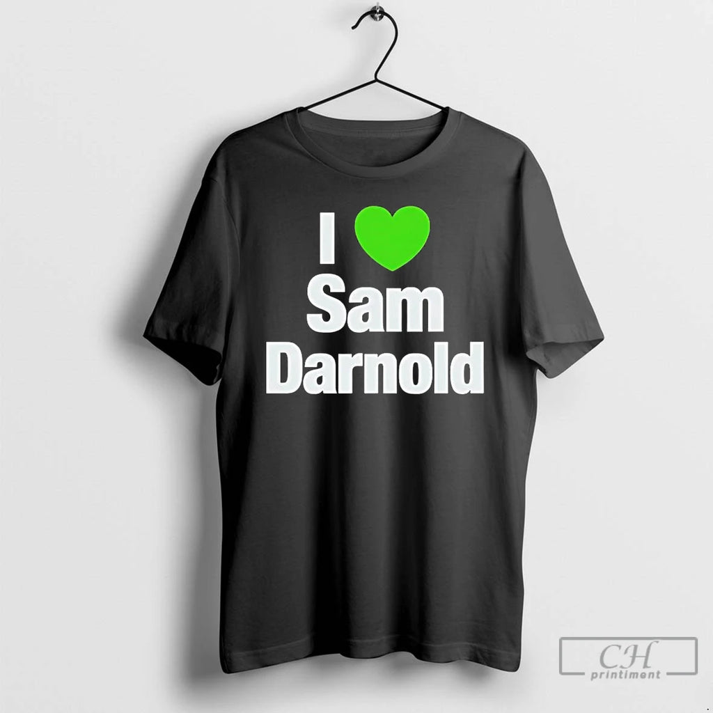Premium Cooper Kupp I Love Sam Darnold Heart