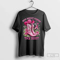 Premium Cowboy Boot Give Breast Cancer The Boot Vintage T Shirts Unisex , , , Long Sleeve Tee