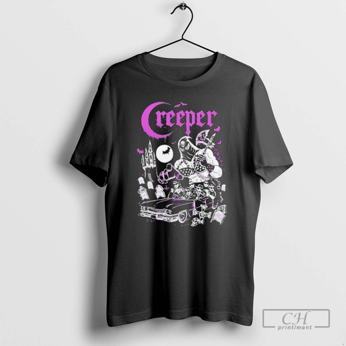 Creeper Mistress Death Car Shirt T-Shirts
