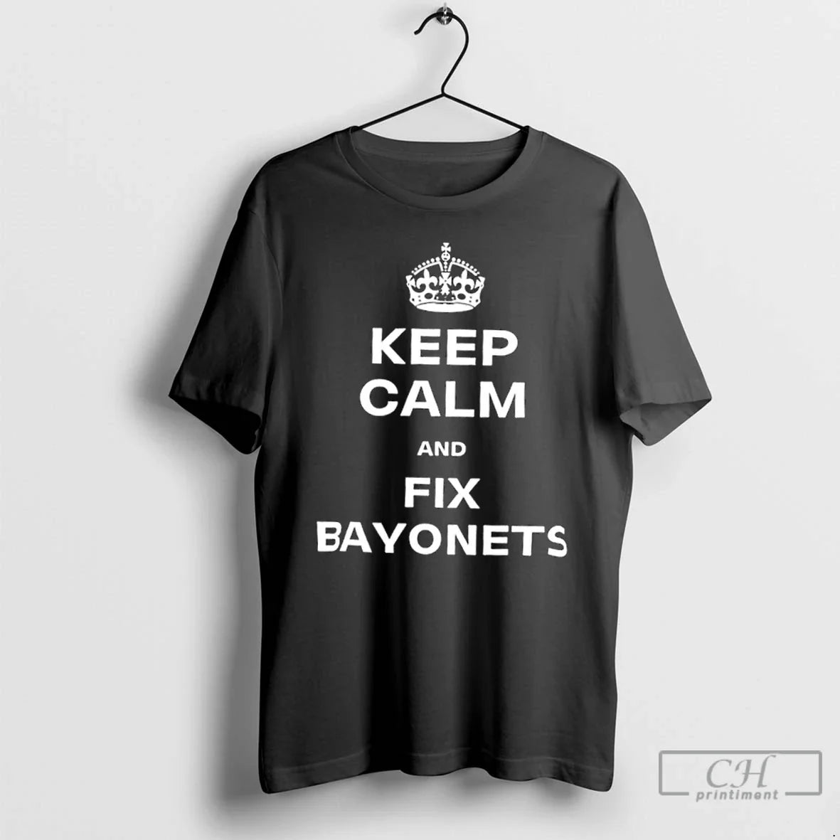 Premium Crown Keep Calm And Fix Bayonets T Shirts Unisex , , , Long Sleeve Tee