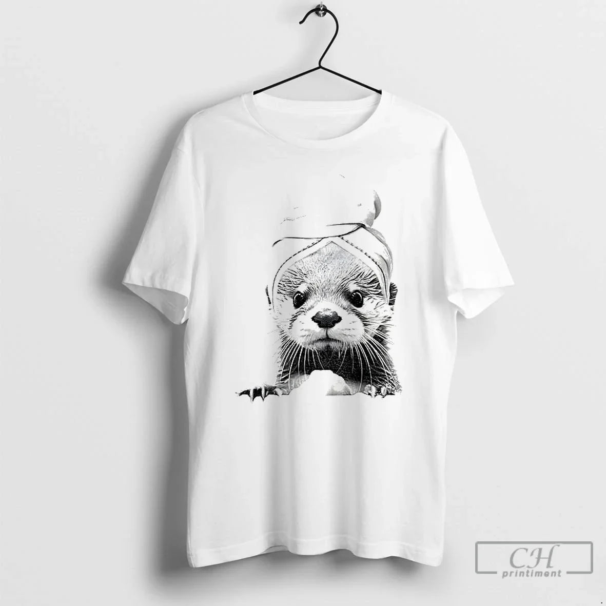 Premium Cute Otter Funny Meme T Shirts Unisex , , , Long Sleeve Tee