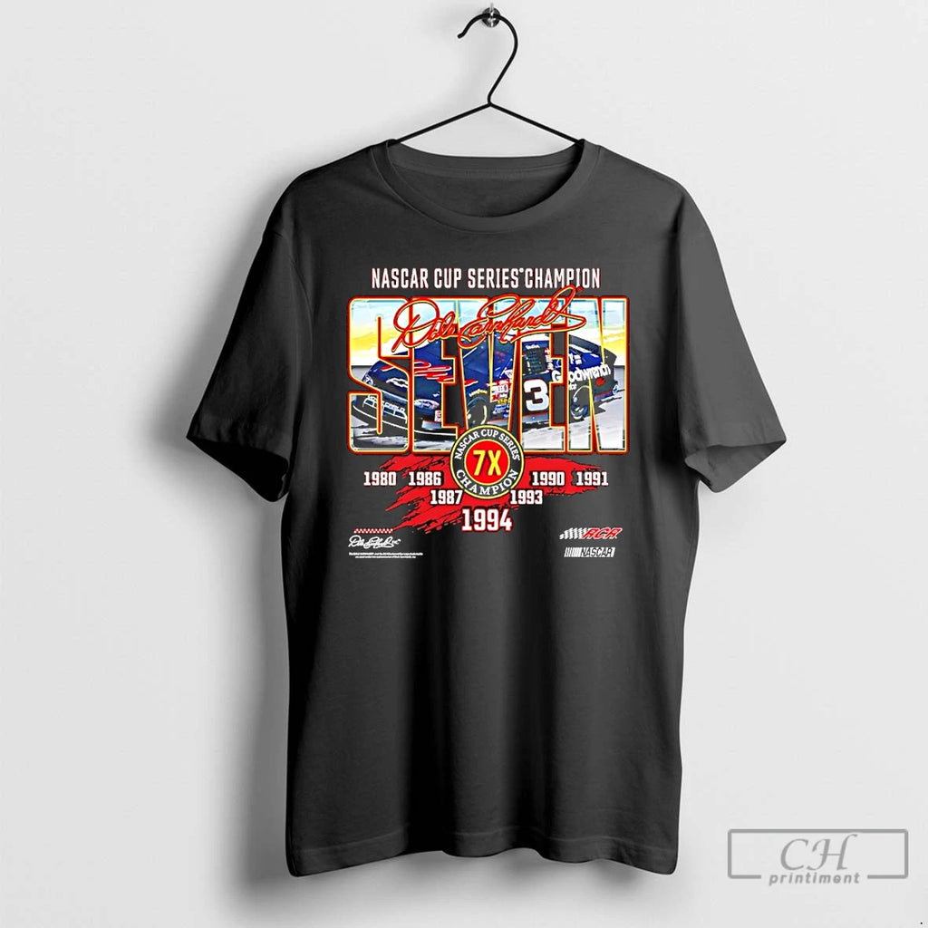 Premium Dale Earnhardt Nascar Cup Series Champion 7x Signature