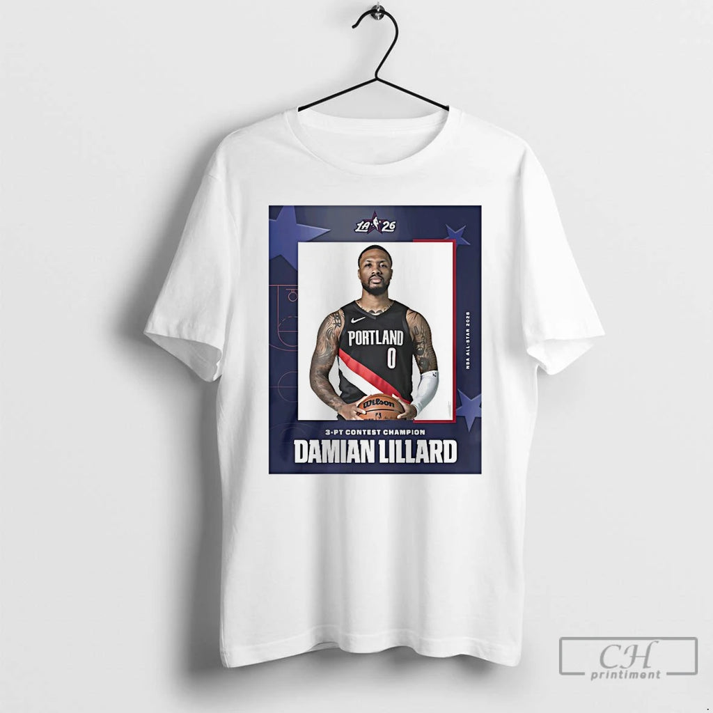 Premium Damian Lillard The 2026 3 Pt Contest Champion