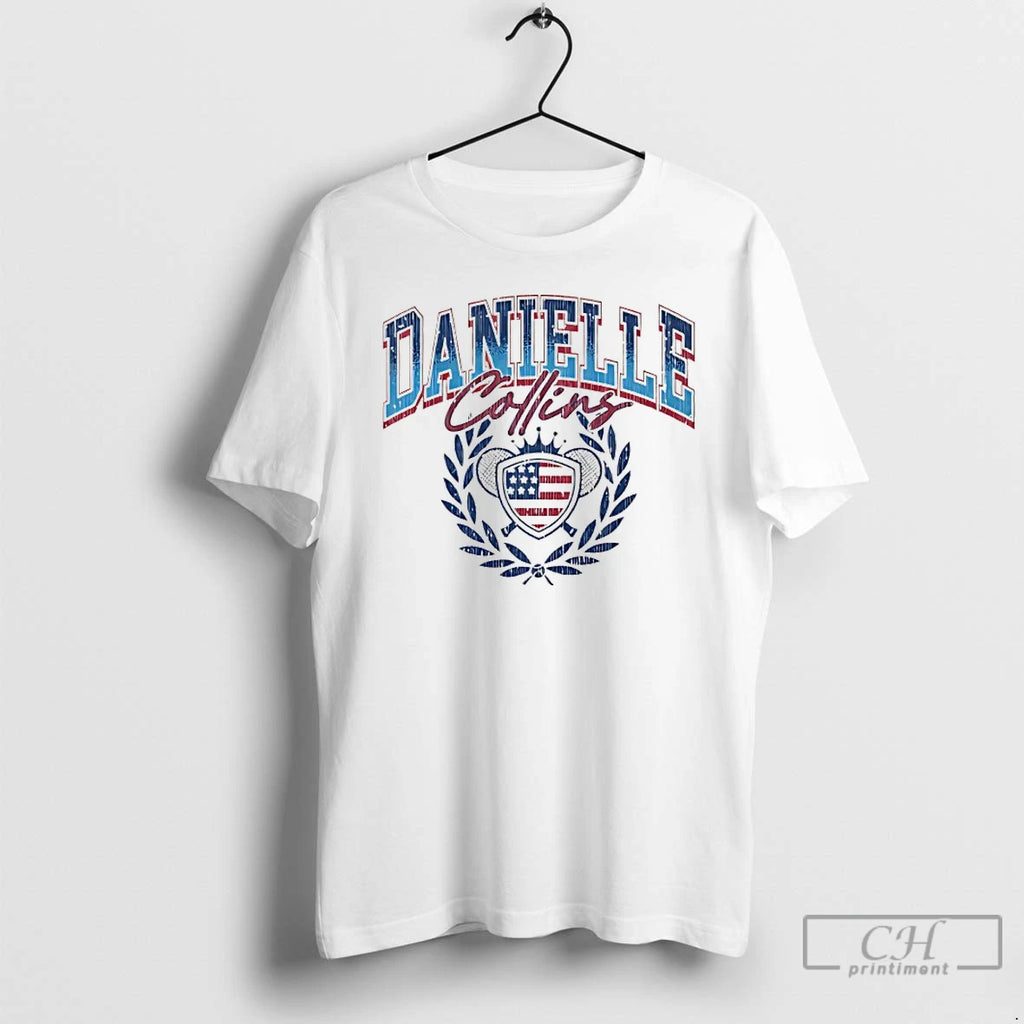Premium Danielle Collins Tennis Country Flag