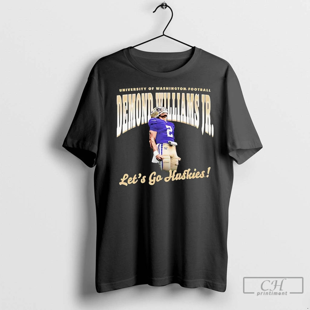 Premium Demond Williams Jr Lets Go Washington Huskies