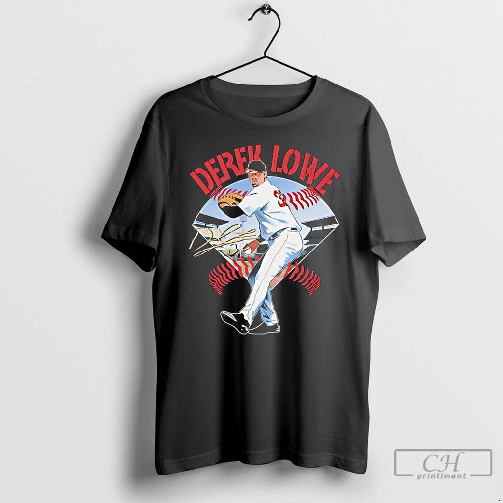 Premium Derek Lowe Boston Red Sox Field Signature