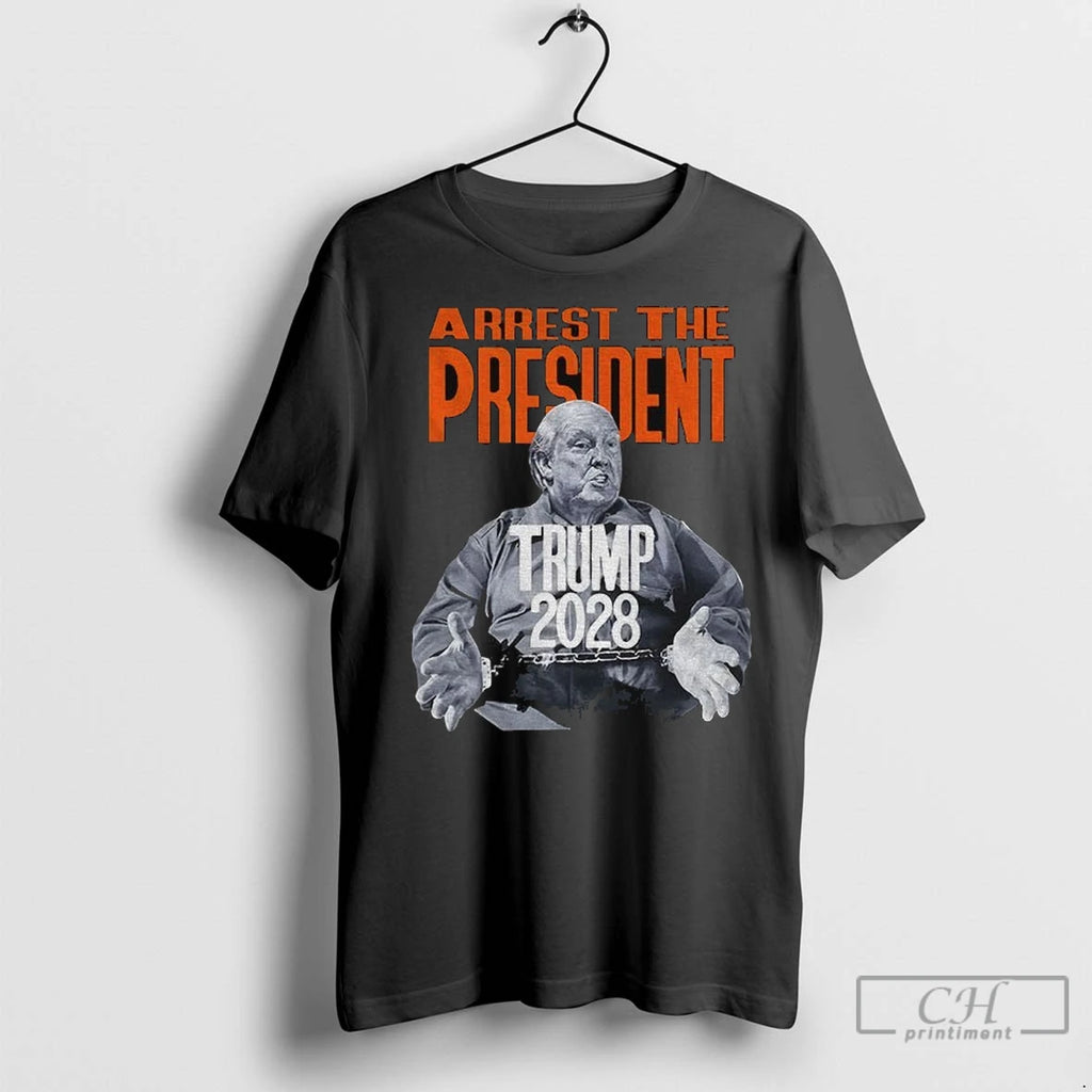 Premium Donald Trump Bald Lock Him Up Illustration Arrest The President 2028 Political