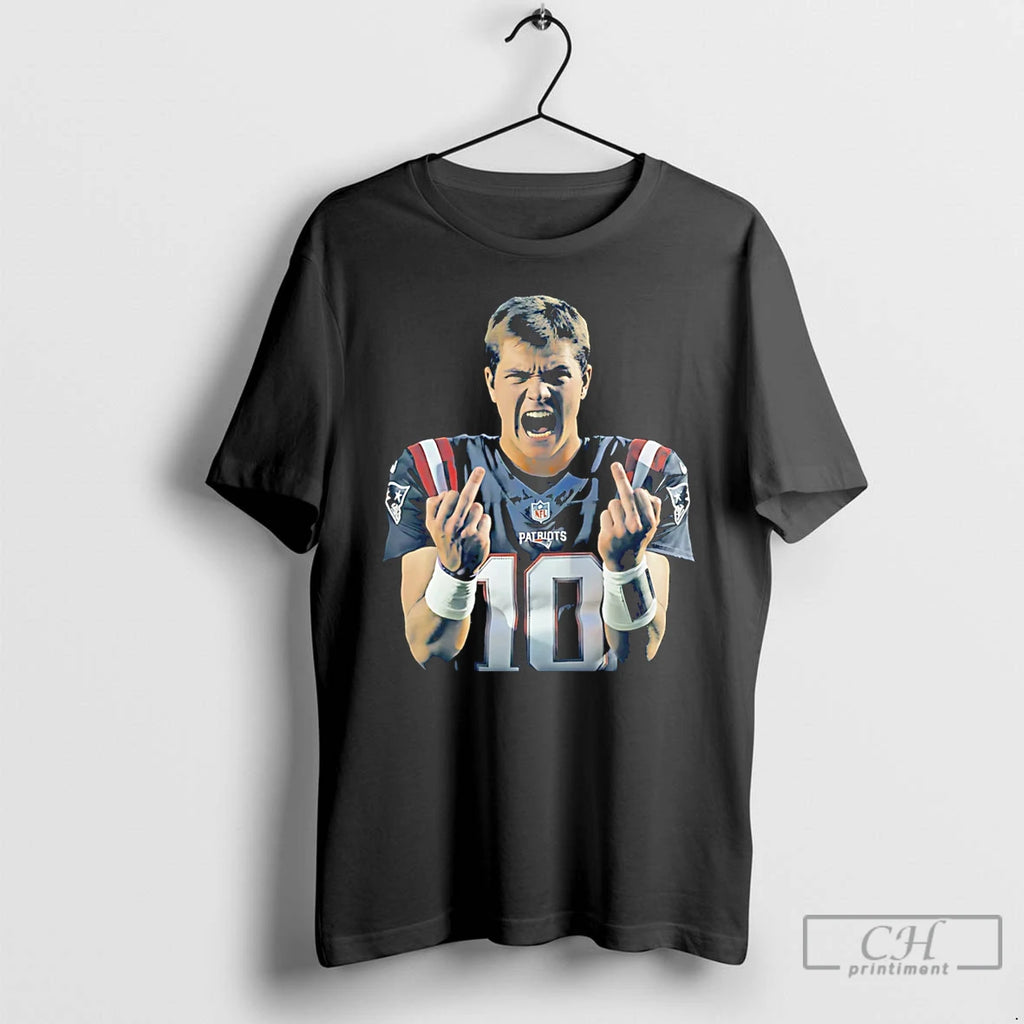 Premium Drake Maye Ne Patriots Middle Finger