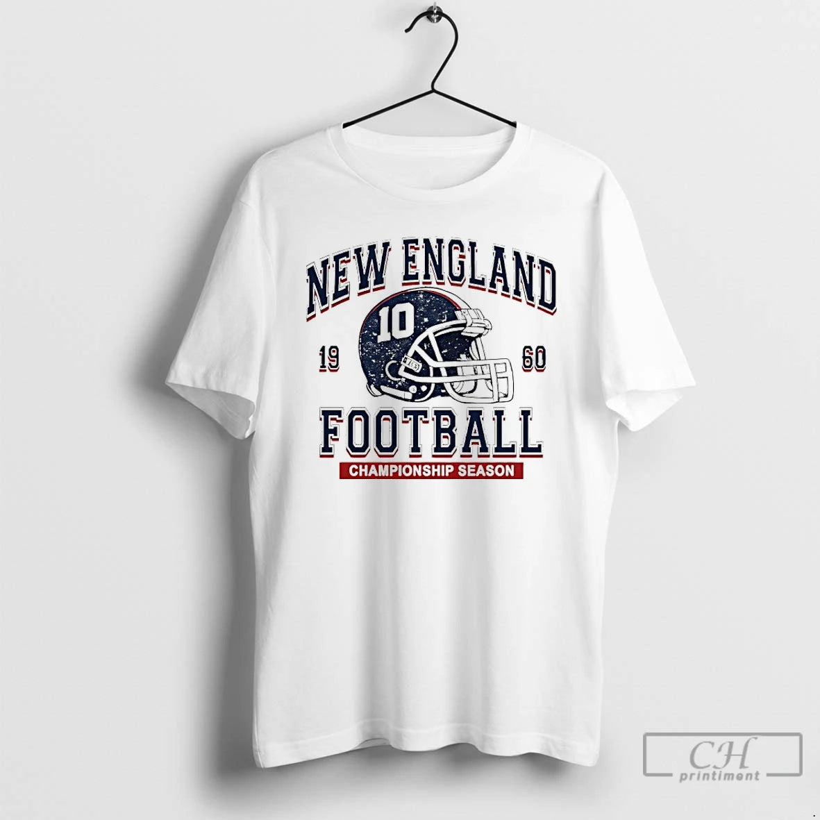 Premium Drake Maye New England 1960 Football Championship Season Helmet Vintage