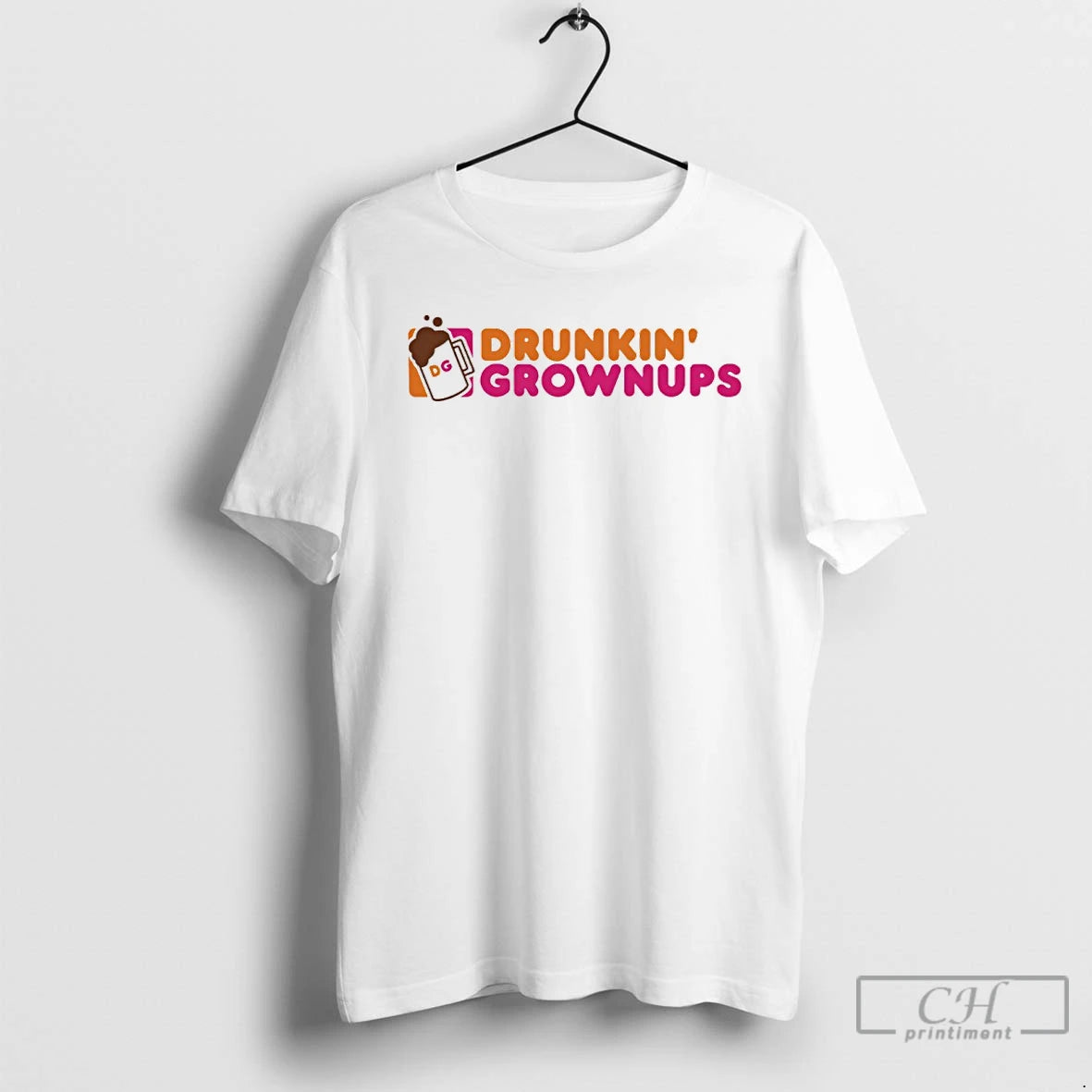 Premium Drunkin Grownups Dunkin Donuts Logo