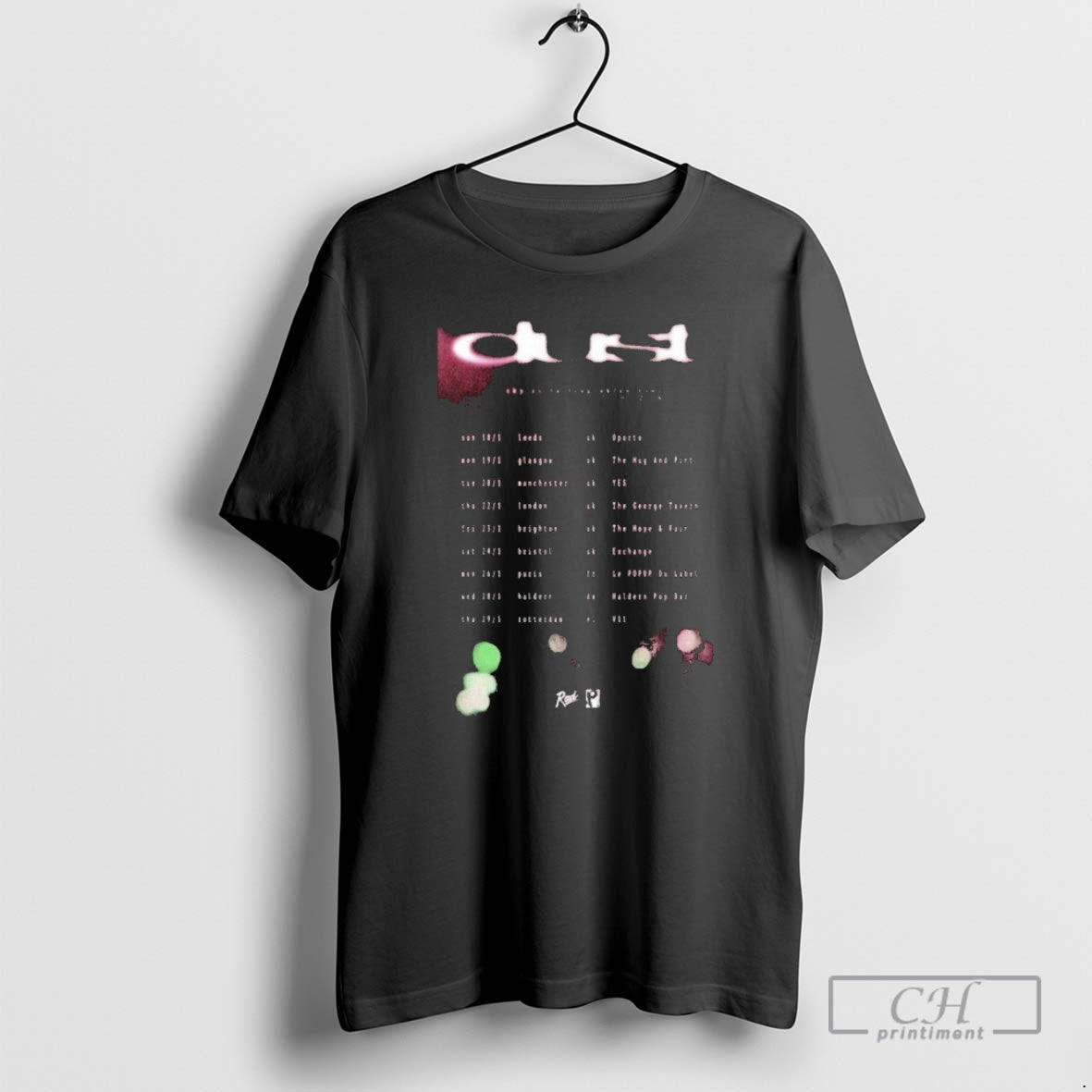 Dust Uk Eu Tour January 2026 Shirt T-Shirts