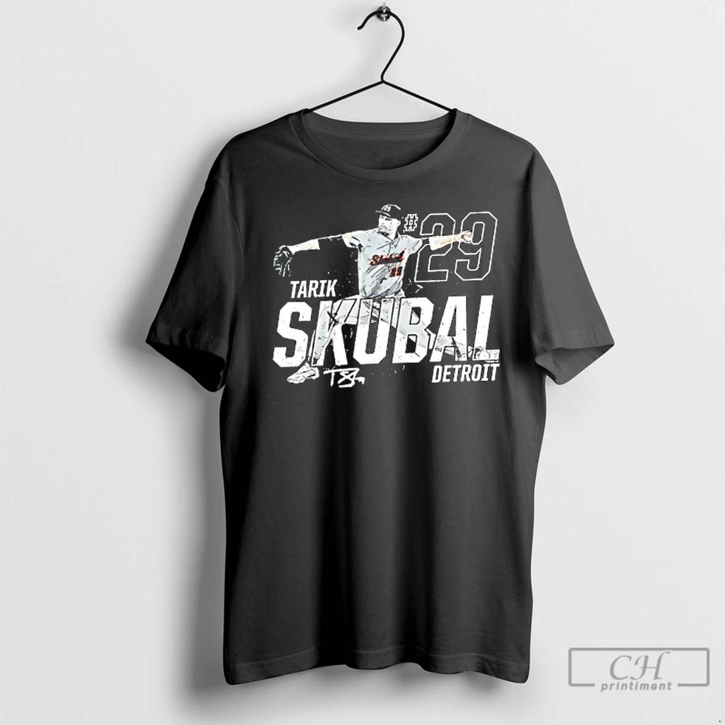 Premium Dynamic Pose Tarik Skubal Detroit Baseball Player
