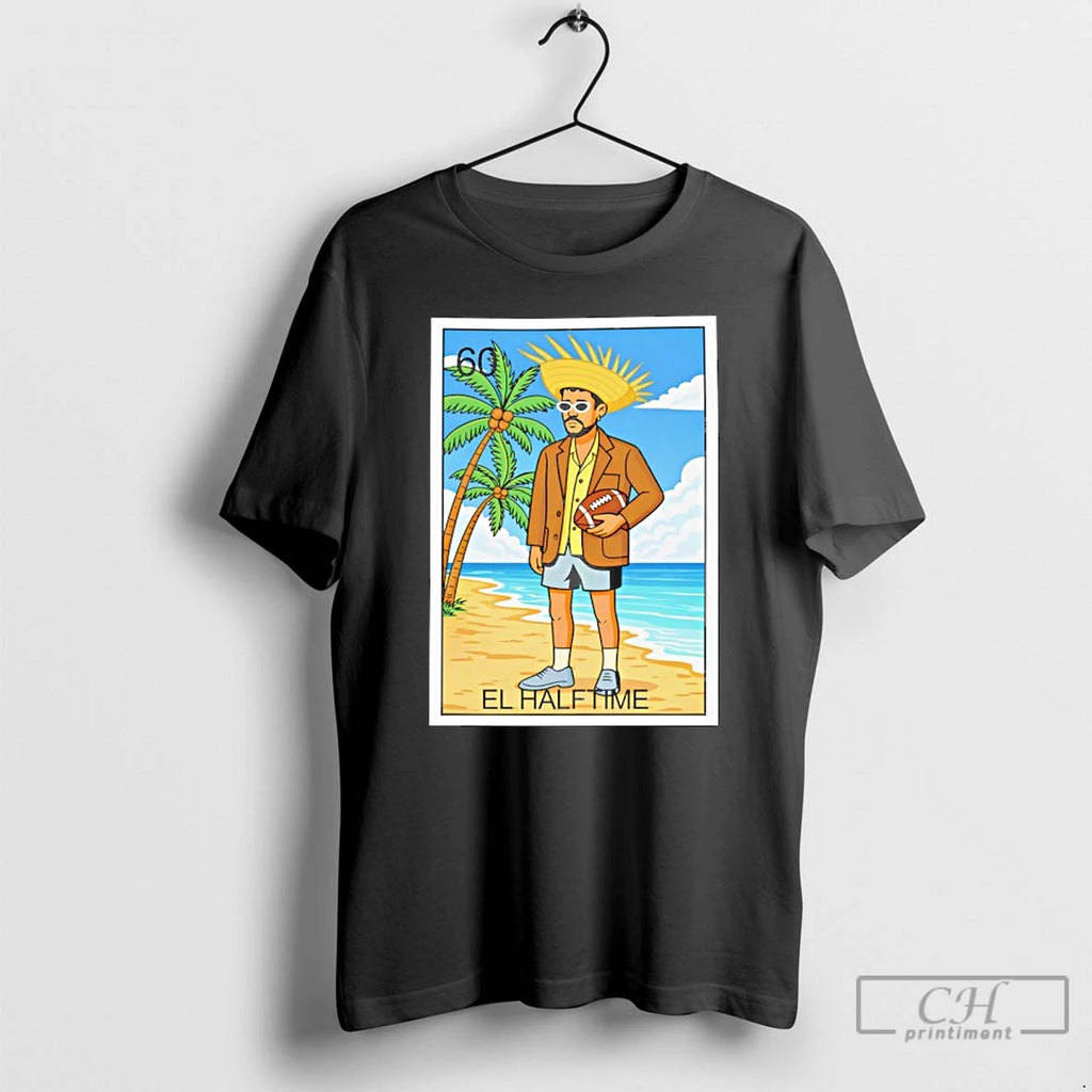 Premium El Halftime Bad Bunny Loteria Graphic
