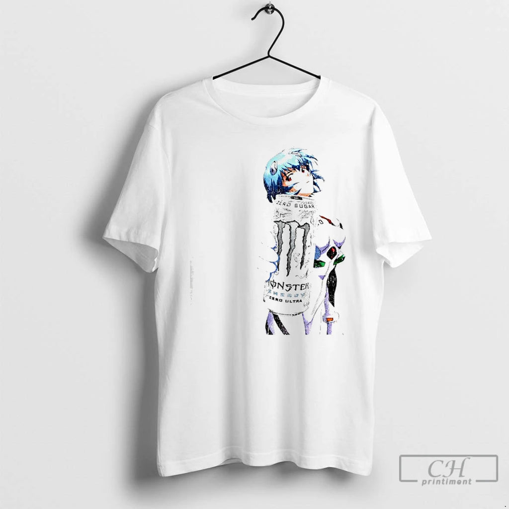 Premium Evangelion Rei Ayanami Monster Parody Washed