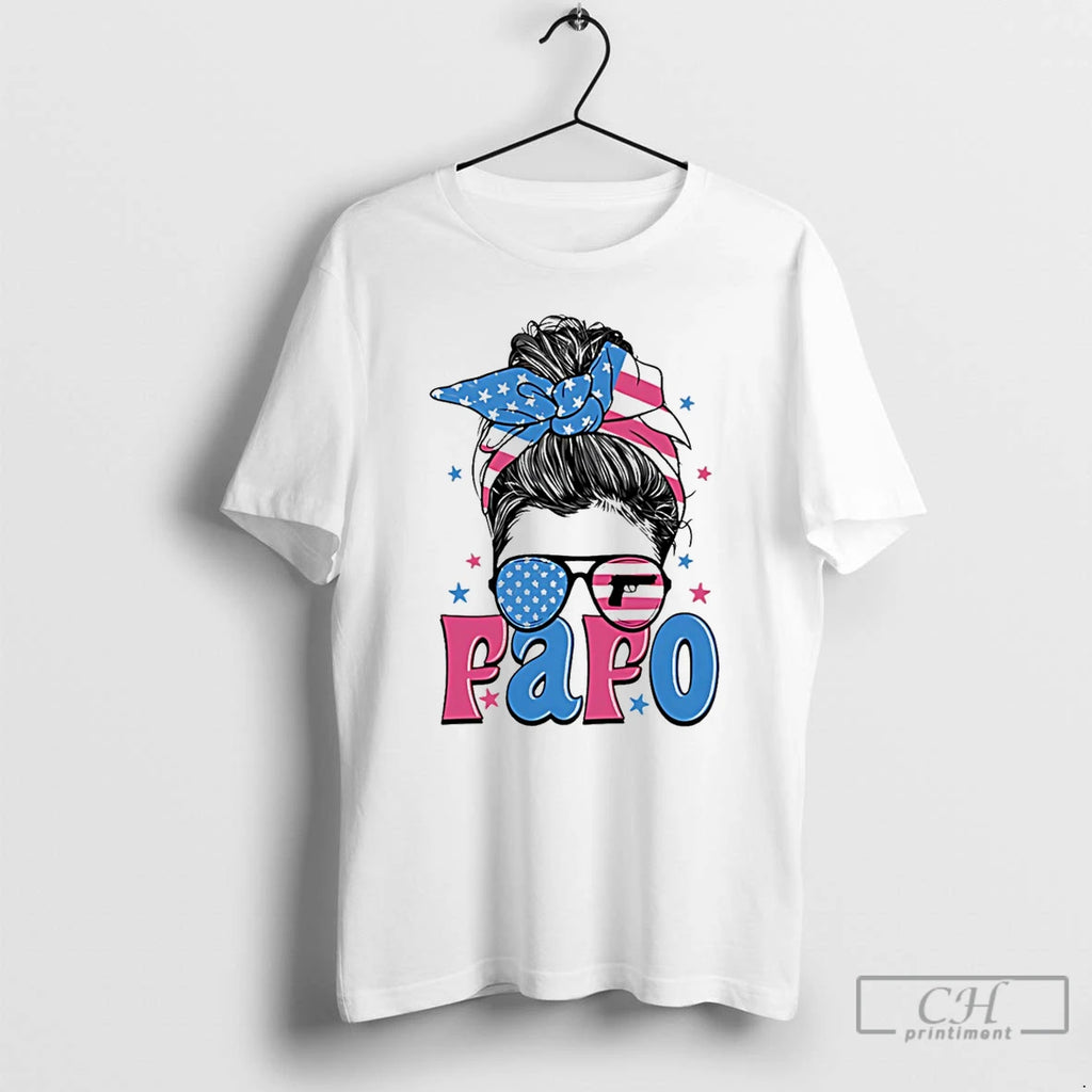 Premium Fafo Messy Bun Girl 2026