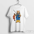 Premium Fishing Bear Graphic Vintage Nature Lover