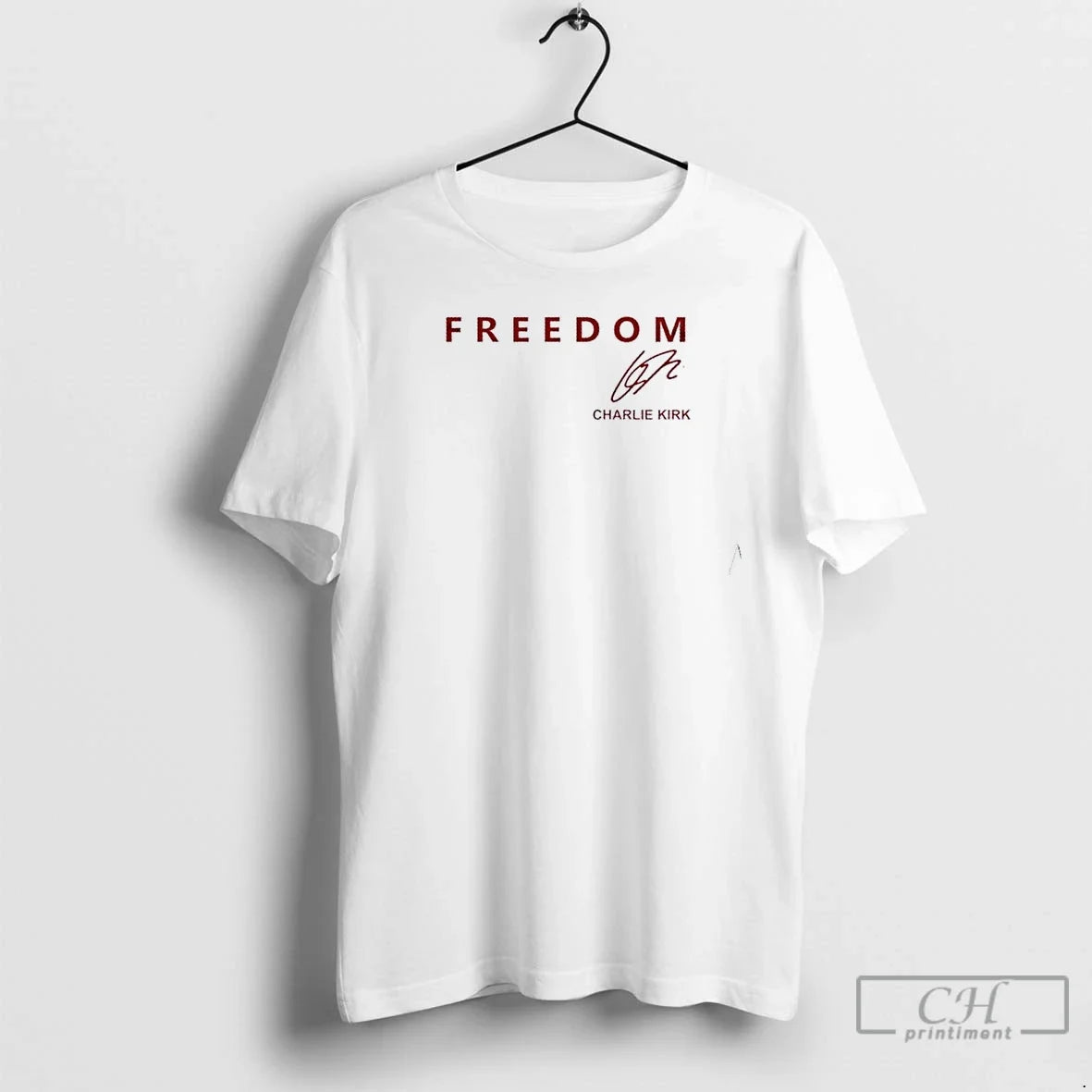 Premium Freedom Charlie Kirk X University Of Oklahoma Signature 2 Sided T Shirts Unisex , , , Long Sleeve Tee