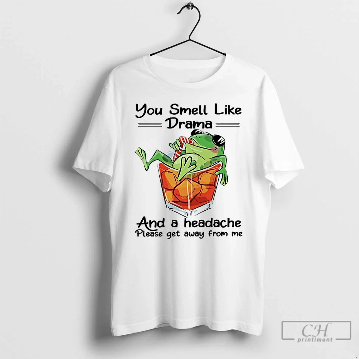 Premium Frog You Smell Like Drama And A Headache Please Get Away From Me Unisex , , , Long Sleeve Tee