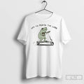 Premium Funny Christian Frog Off To Praise The Lord