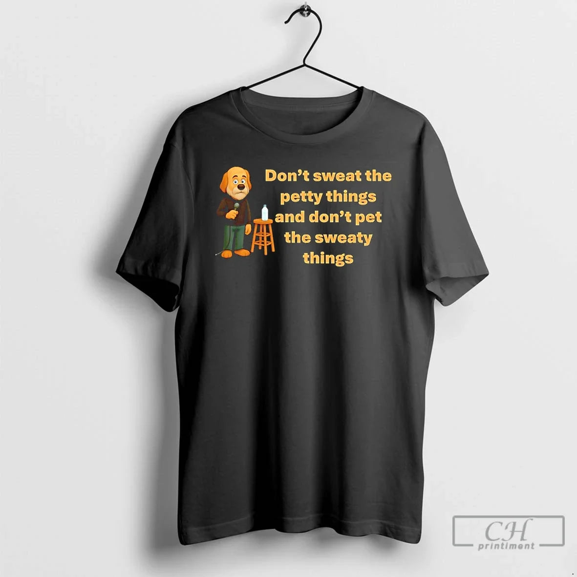 Premium Funny Dog Dont Sweat The Petty Things And Dont Pet The Sweaty Things Unisex , , , Long Sleeve Tee
