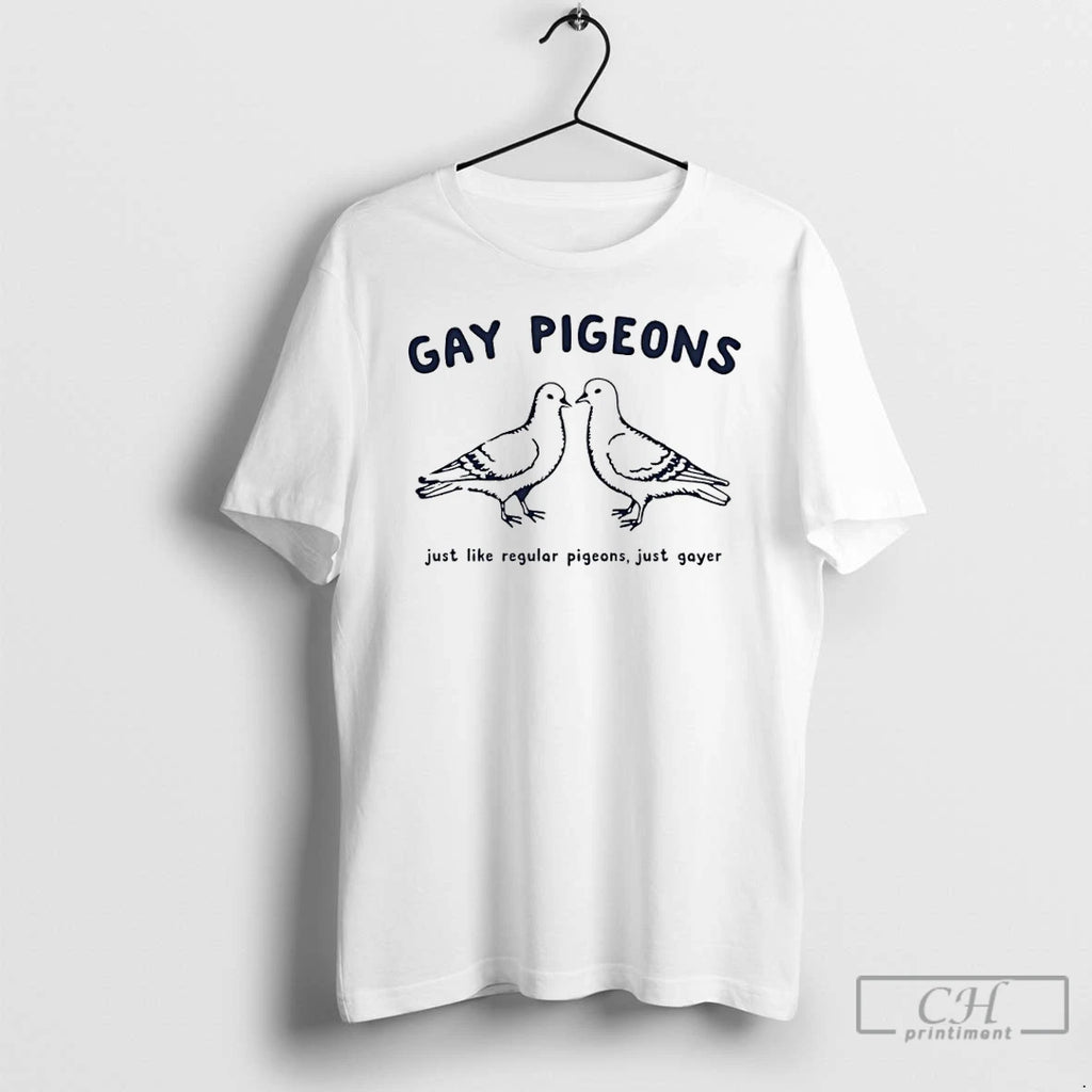 Premium Gay Pigeons Just Like Regular Pigeons Just Gayer