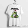 Premium Grinch Santa Hat Stuck Between Idk Idc And Idgaf Christmas T Shirts Unisex , , , Long Sleeve Tee