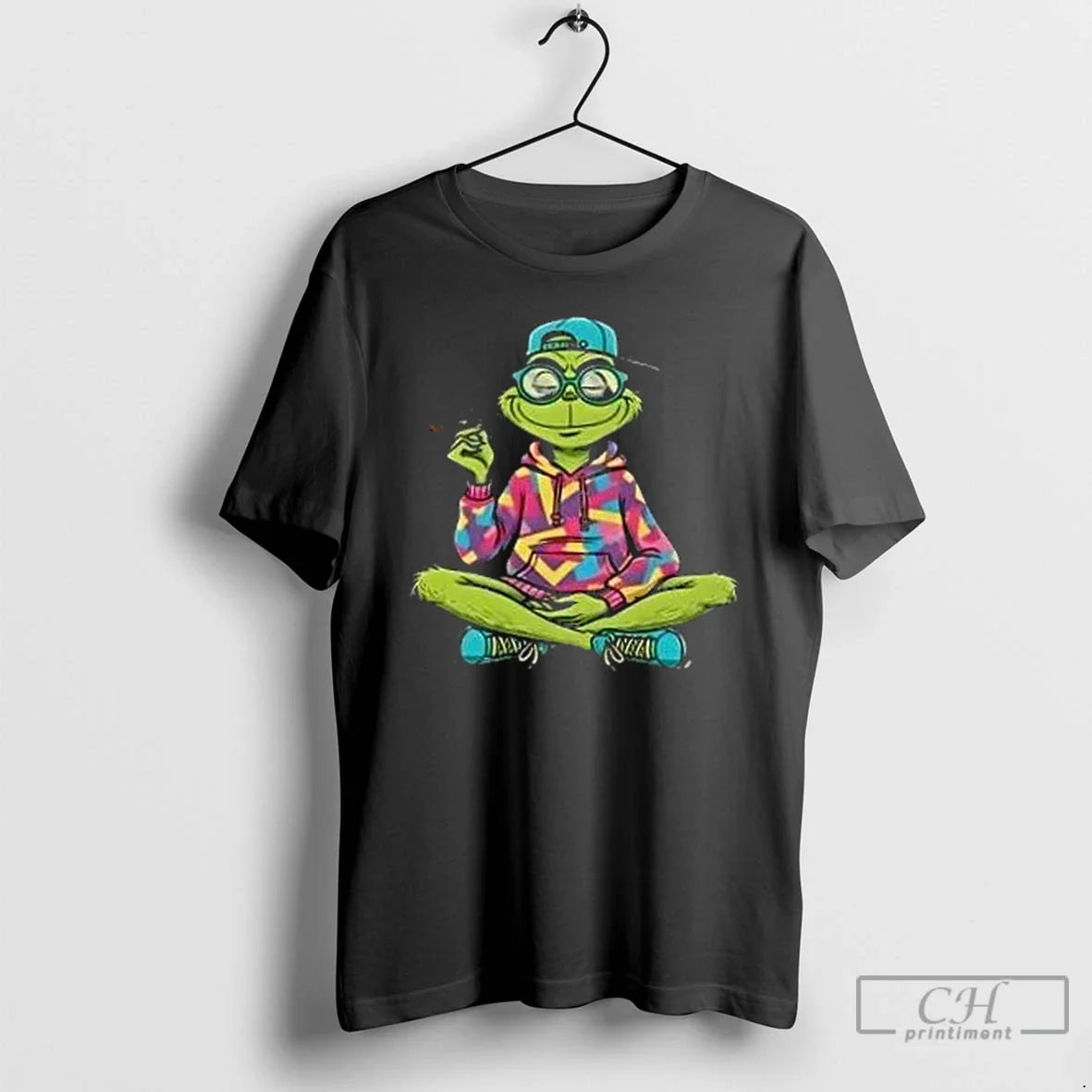 Premium Grinch Smoking You Curse Too Much Bitch You Breathe Too Much Shut The Fuck Unisex , , , Long Sleeve Tee