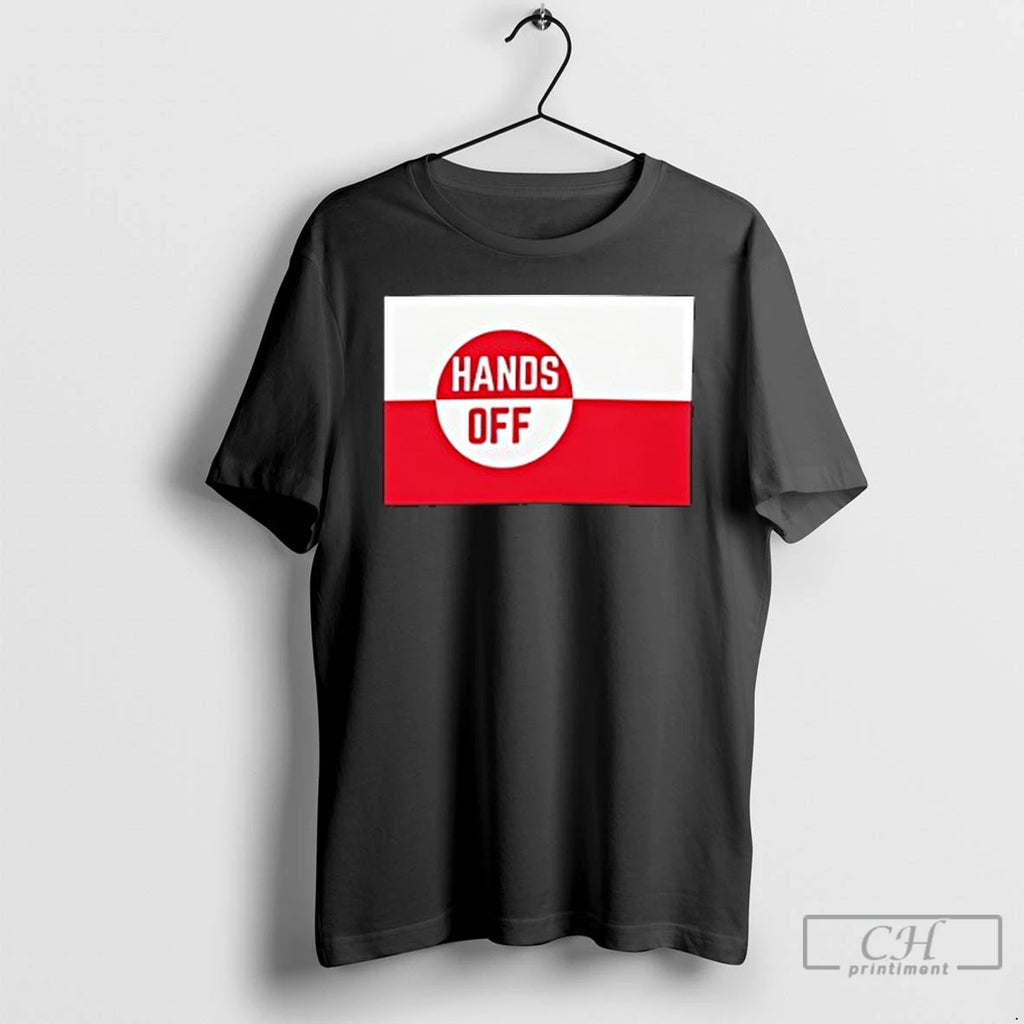 Premium Hands Off Greenland Flag Anti Trump