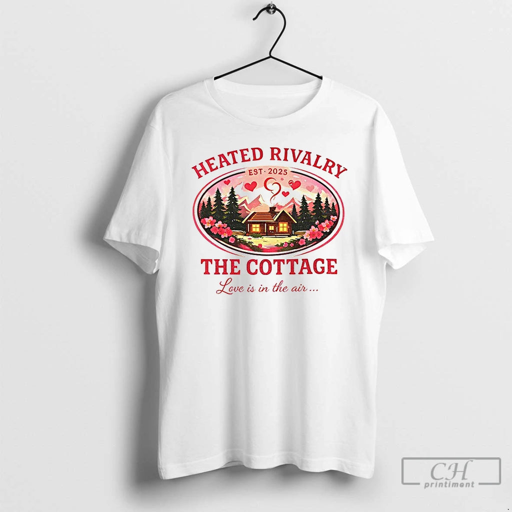 Premium Heated Rivalry Valentines Day The Cottage Love Is In The Air T Shirts Sweater