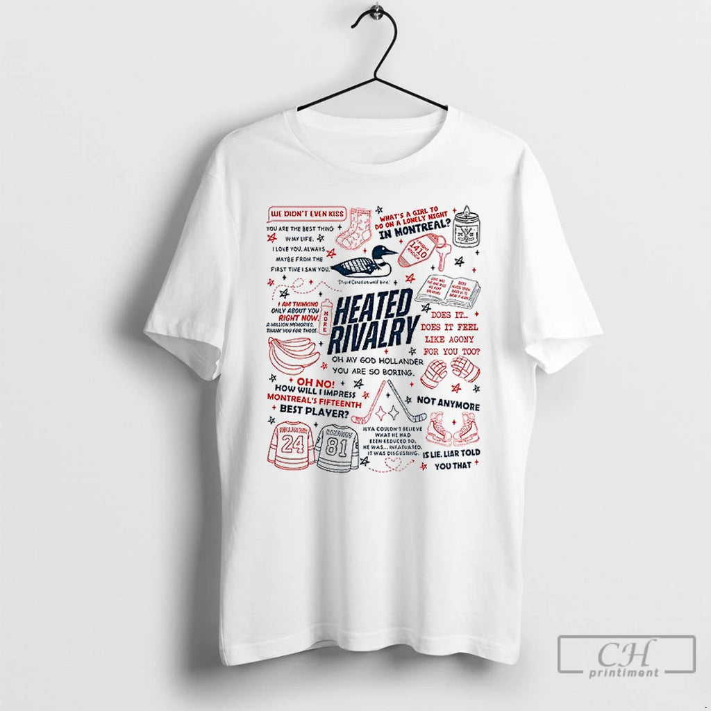 Premium Hockey Romance Couple Graphic Ilya Rozanov Shane Hollander Inspired